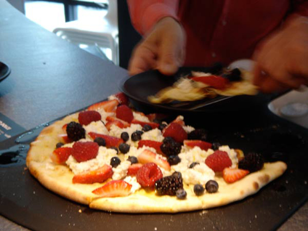 Berry Ricotta Pizza from KB