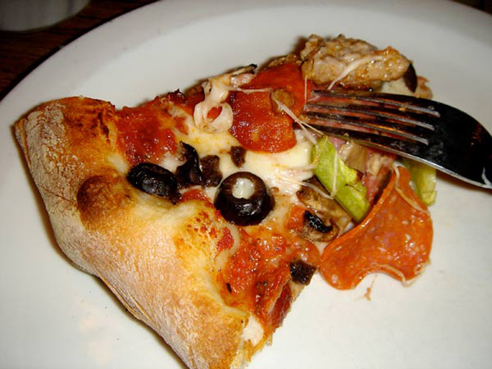slice of giuseppe special pizza
