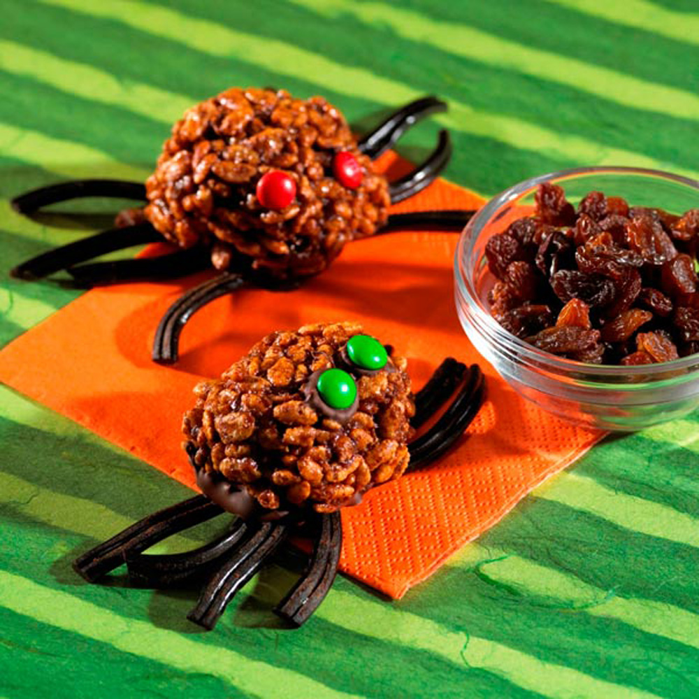 Raisin Spooky Spiders Recipe Photo